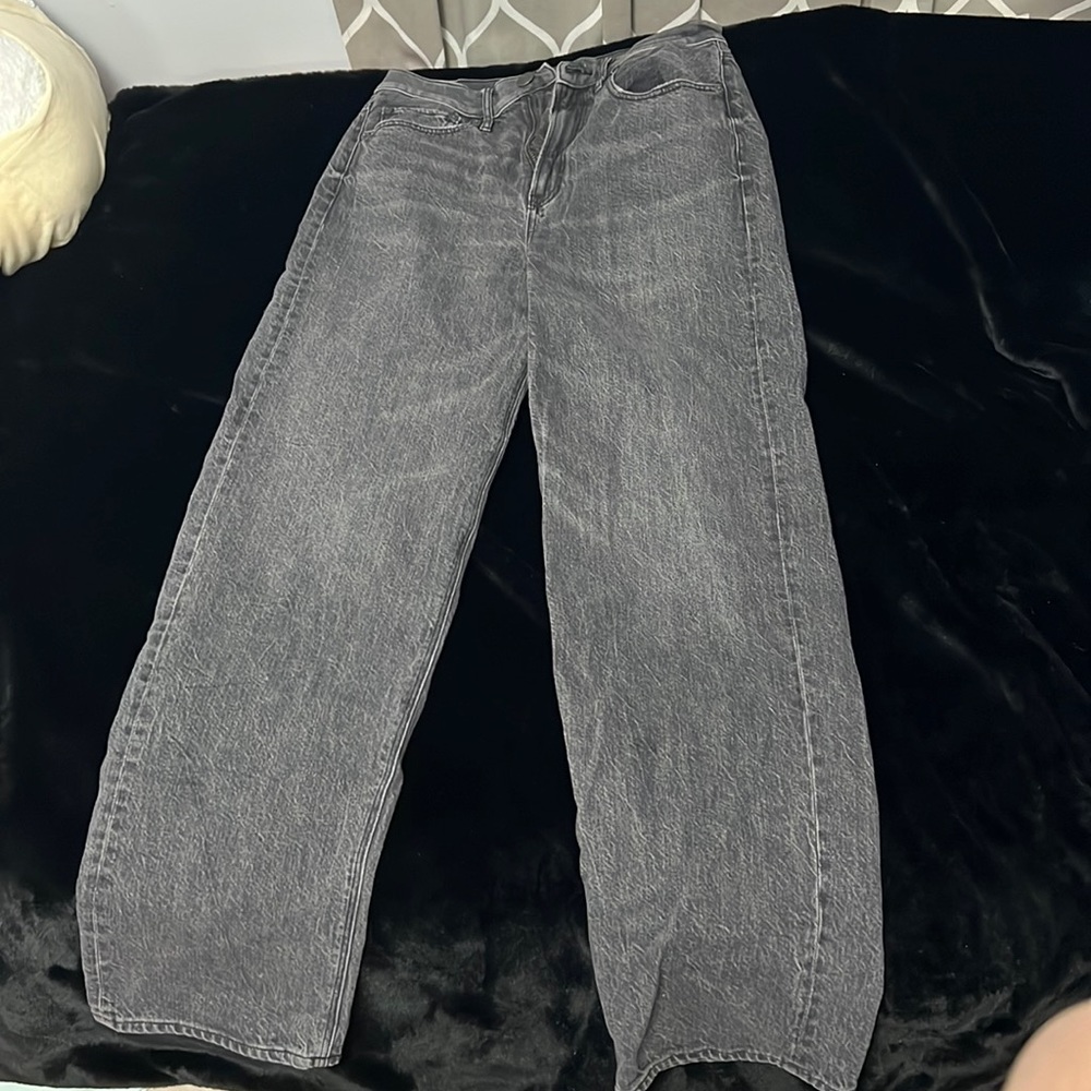 American eagle regular 8 black wash denim jeans